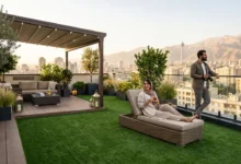 تزئین چمن مصنوعی