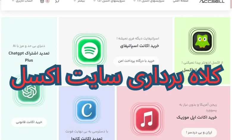کلاه برداری سایت اکسل
